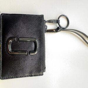 Black Leather Card Holder